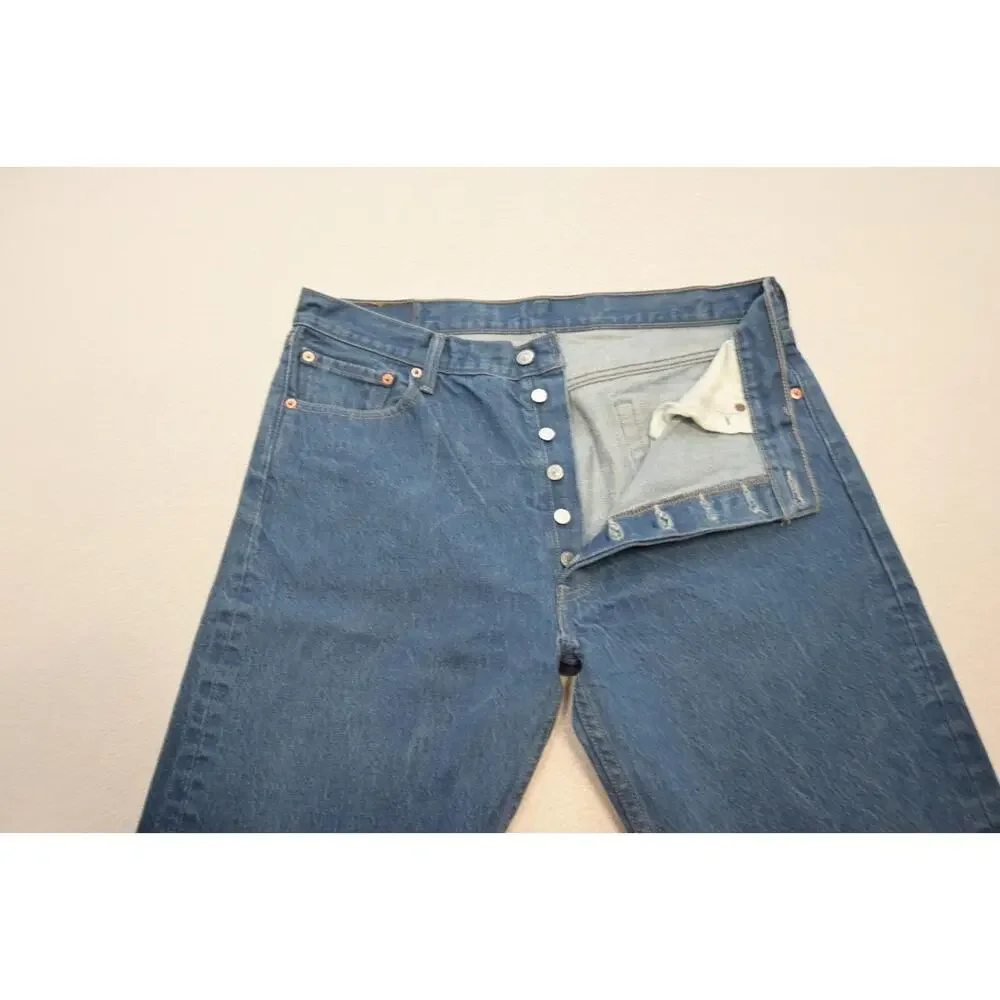 Vintage Levis 501 Double XX Straight Button Fly Jeans Mens Sz 36 x 31 Tag(38x34)